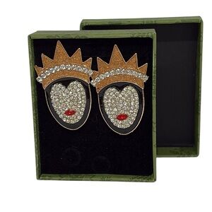 Disney Snow White Inspired Evil Queen Villain Studded Earrings